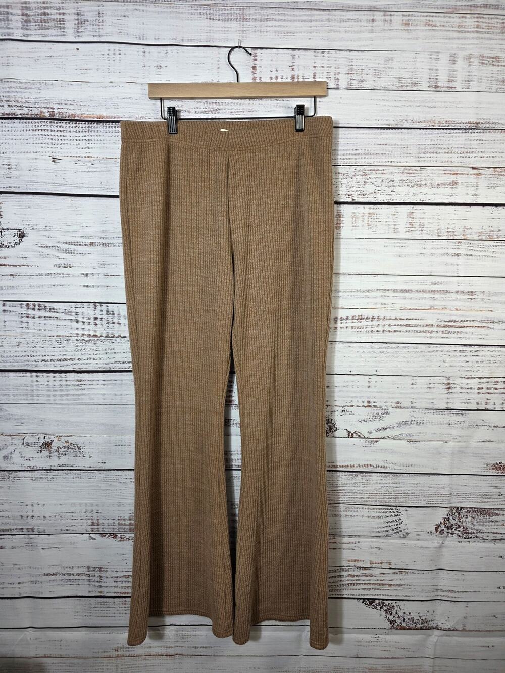 American Eagle Super Stretch Brown Super High Rise Flare Pants XL